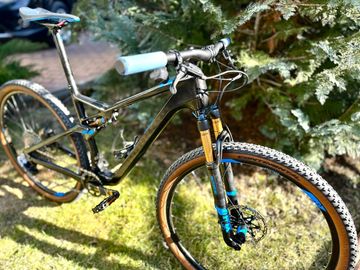 Cube AMS C:68 SLT 2019 Mountainbike usato, Blu — immagine 7 di 7