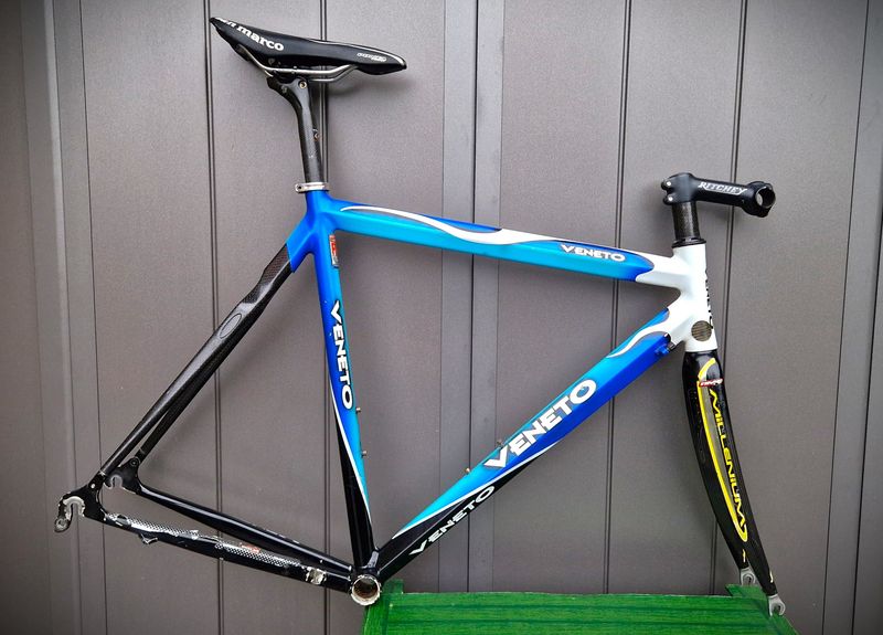Used Veneto Carbon/Alu Frameset 2007 Road & Gravel, White — image 4 of 22