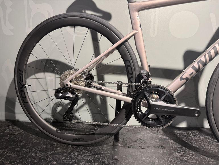 Used Specialized Tarmac SL8 S-Works Custom Ultegra 2025 Road & Gravel, Light Gray — image 6 of 6