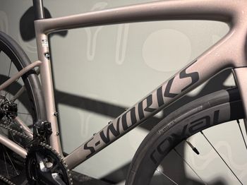 Used Specialized Tarmac SL8 S-Works Custom Ultegra 2025 Road & Gravel, Light Gray — image 4 of 6