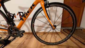 Used Trek Domane 5.2 Compact 2015 2015 Road & Gravel, Orange — image 10 of 17