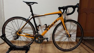 Used Trek Domane 5.2 Compact 2015 2015 Road & Gravel, Orange — image 1 of 17