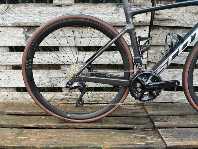Gebrauchtes Scott Addict Shimano 105 Di2 2023 Road & Gravel, Blau — Bild 2 von 6