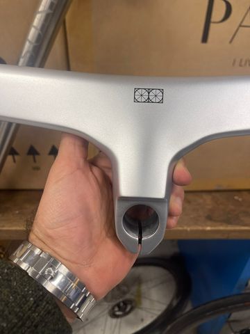 Used IS Passoni PRIMO FRAME KIT Frameset 2027 Road & Gravel, Light Gray — image 13 of 14