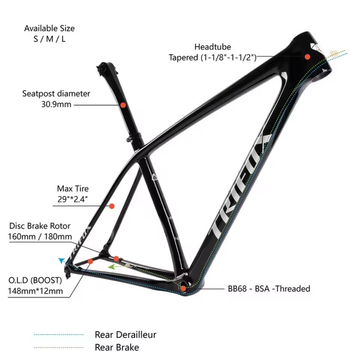Gebrauchtes Trifox Sdy20 2023 Mountainbike, Schwarz — Bild 2 von 3