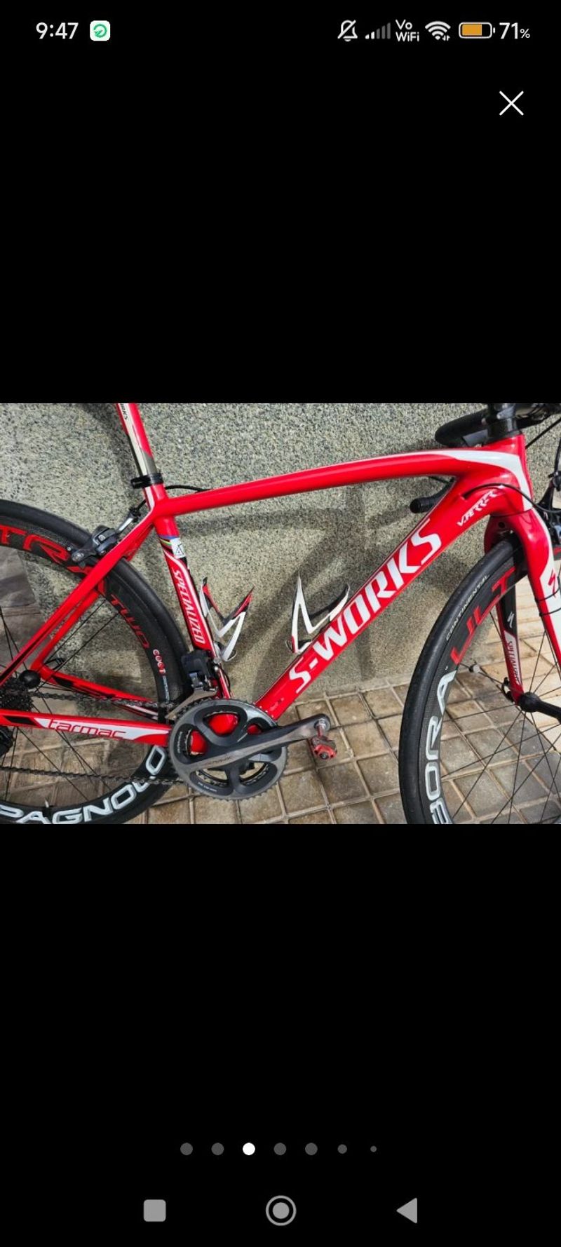 Used Specialized Tarmac SL5 WORKS Campagnolo Bora Ultra 2016 Road & Gravel