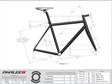 Używany Parlee Z Zero Frameset 2023 Road & Gravel — zdjęcie 10 z 12
