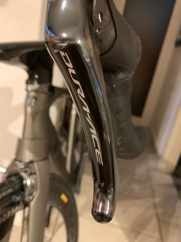 Trek Madone 9 2018 Road & Gravel usato, Grigio chiaro — immagine 9 di 9