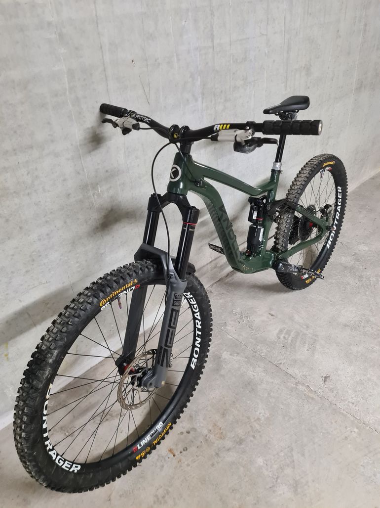 Used Knolly Warden 168 Montage Carte 2023 Mountainbike, Green — image 3 of 18