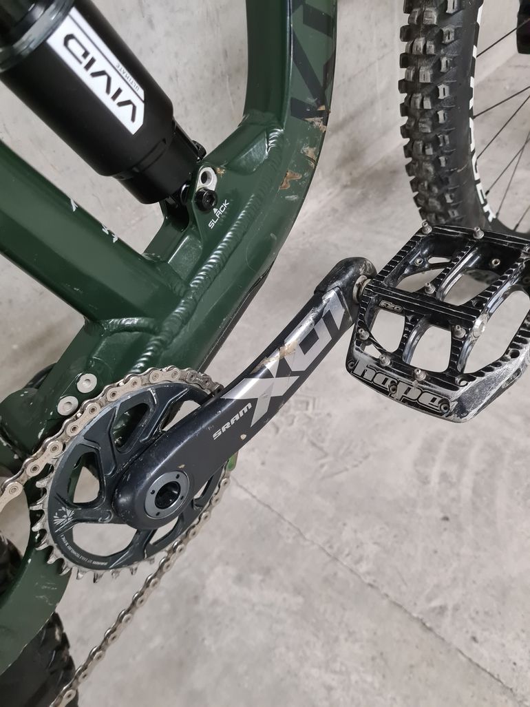 Used Knolly Warden 168 Montage Carte 2023 Mountainbike, Green — image 10 of 18