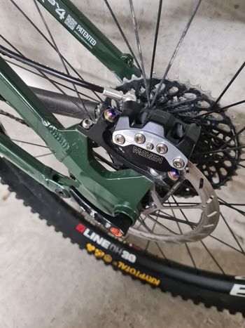 Used Knolly Warden 168 Montage Carte 2023 Mountainbike, Green — image 11 of 18