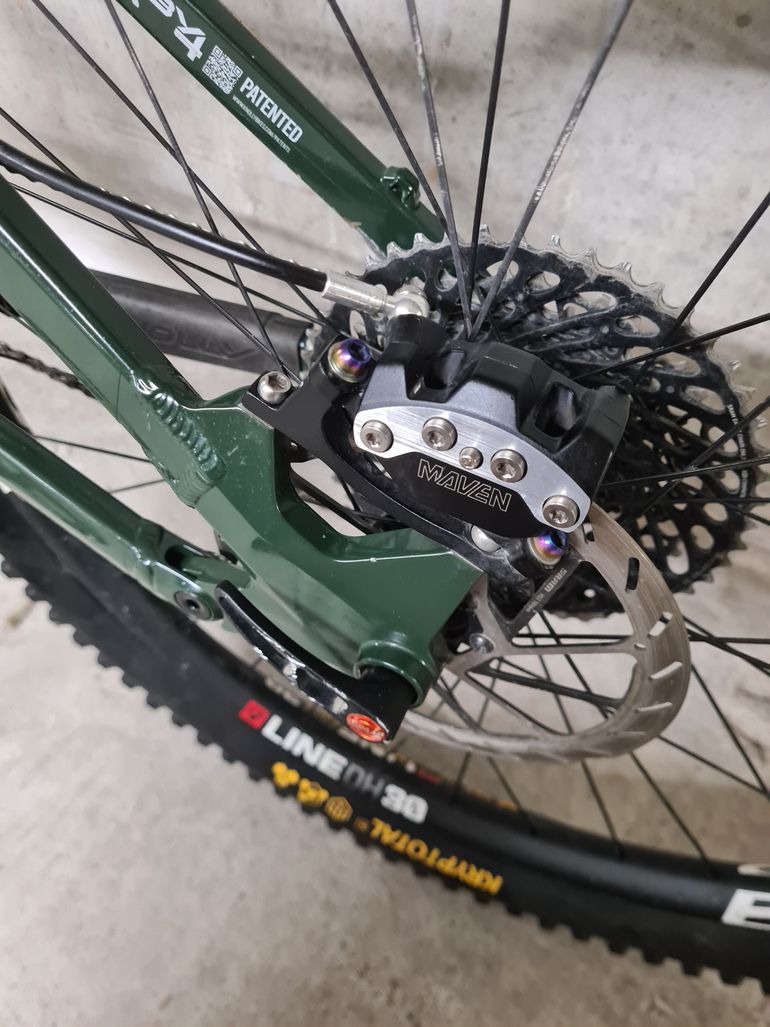 Used Knolly Warden 168 Montage Carte 2023 Mountainbike, Green — image 11 of 18