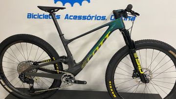 Used Scott Spark SRAM X0 Eagle AXS (T-Type) 2024 Mountainbike, Green — image 1 of 11