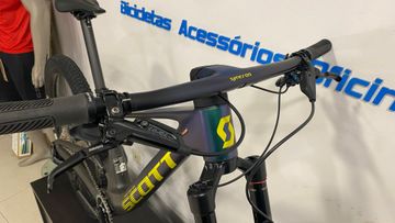 Used Scott Spark SRAM X0 Eagle AXS (T-Type) 2024 Mountainbike, Green — image 8 of 11
