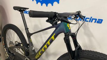 Used Scott Spark SRAM X0 Eagle AXS (T-Type) 2024 Mountainbike, Green — image 6 of 11