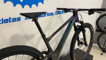 Used Scott Spark SRAM X0 Eagle AXS (T-Type) 2024 Mountainbike, Green — image 9 of 11