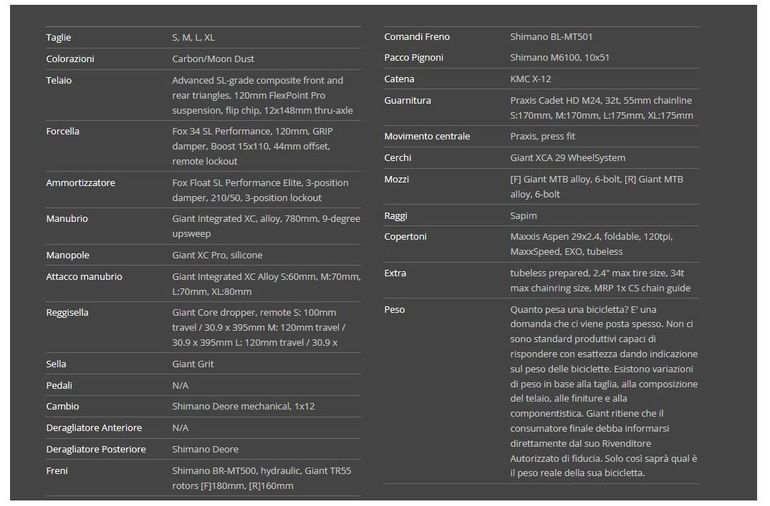 Used Giant Anthem Advanced SL 3 2026 2026 Mountainbike — image 10 of 10