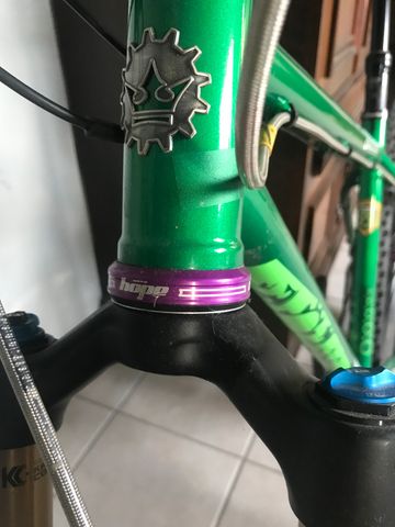 Used Stanton Switchback Shimano ZEE 2022 Mountainbike, Green, 27.5 (650B) — image 7 of 11