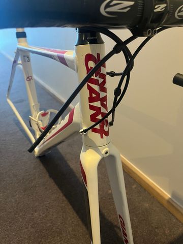 Used Giant Defy 3 2014 Frameset 2014 Road & Gravel, White — image 3 of 18