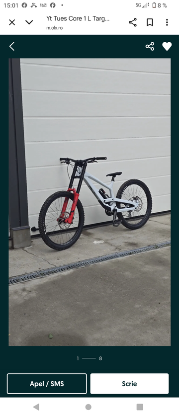 Gebrauchtes YT Industries Tues CORE 1 2025 2025 Mountainbike, Weiß, 27.5 — Bild 5 von 5