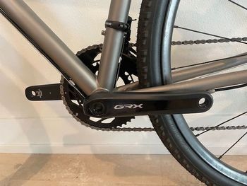 Used Moots 2021 Moots Routt 45 Ti Frame 2025 Shimano GRX 12 Sp. Mechanical Group 2021 Road & Gravel, Light Gray — image 7 of 13
