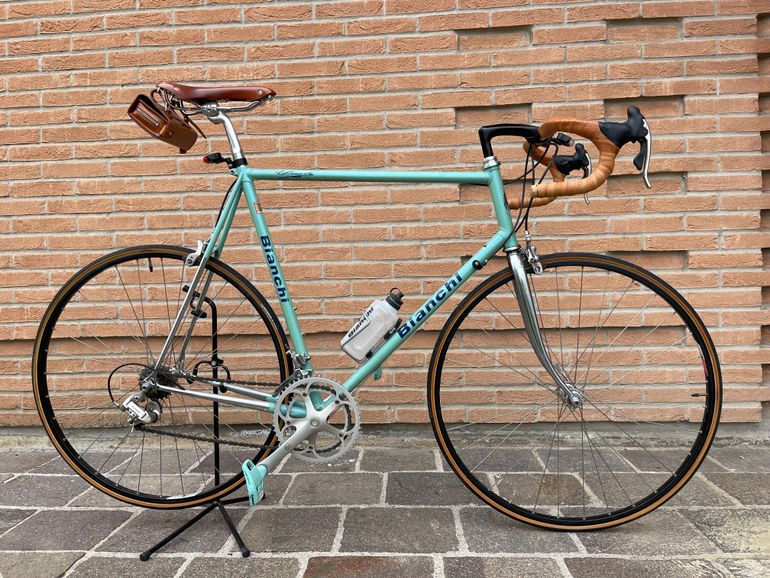 Used Bianchi Columbus SBX 1991 Reparto Corse Con Gruppo Campagnolo 1991 Road & Gravel, Green — image 1 of 25
