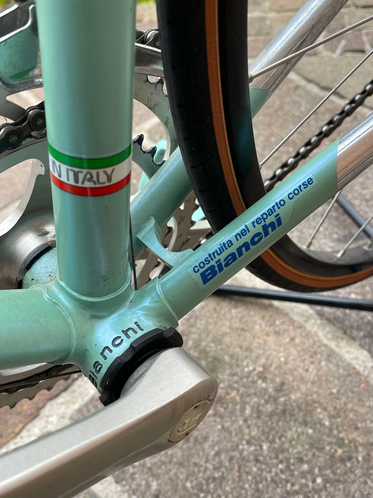 Used Bianchi Columbus SBX 1991 Reparto Corse Con Gruppo Campagnolo 1991 Road & Gravel, Green — image 4 of 25