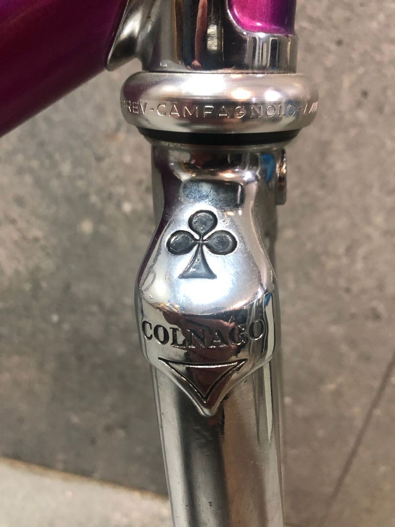 Gebrauchtes Colnago Cuadro Colnago Super 1990 Road & Gravel, Hellgrau — Bild 8 von 10