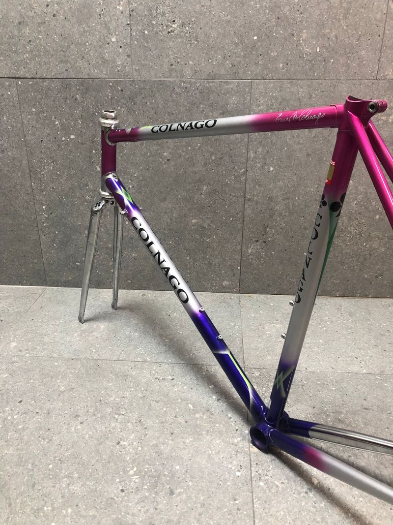 Gebrauchtes Colnago Cuadro Colnago Super 1990 Road & Gravel, Hellgrau — Bild 9 von 10
