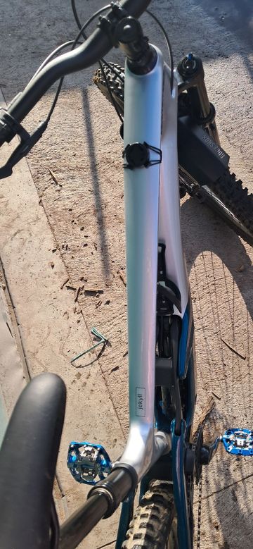 Used Cannondale Jekyll Shimano Deore XT Di2 2024 Mountainbike, White — image 10 of 10