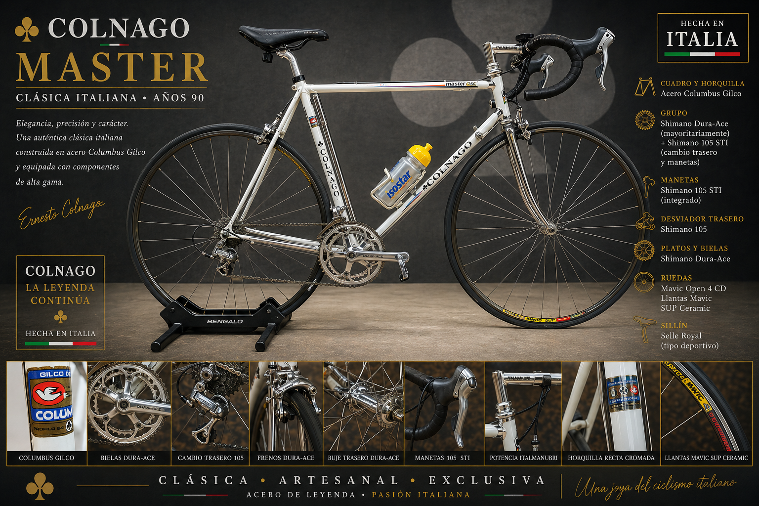 Colnago Colnago Master | Acero Columbus Gilco | Talla 55-56 (c-t 