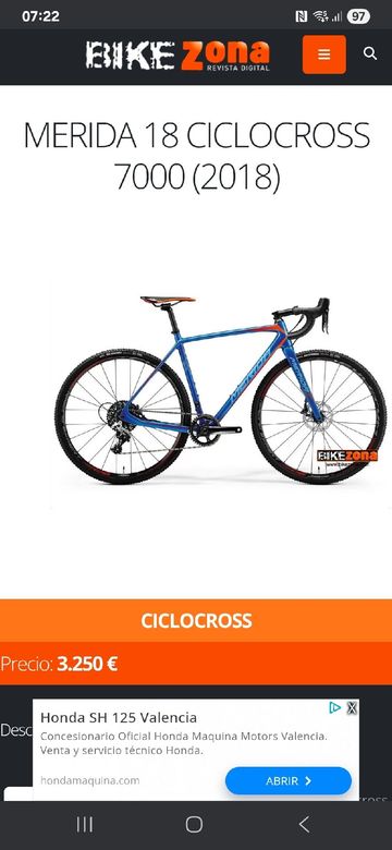 Brugt Merida CYCLO CROSS 7000 2018 2018 Road & Gravel — billede 11 af 11