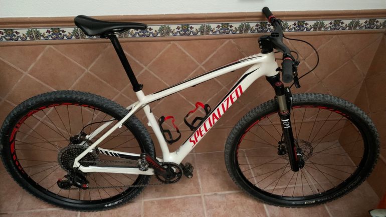 Used Specialized Stumpjumper SRAM X01 Eagle AXS 2013 Mountainbike, Weiß — image 1 of 7