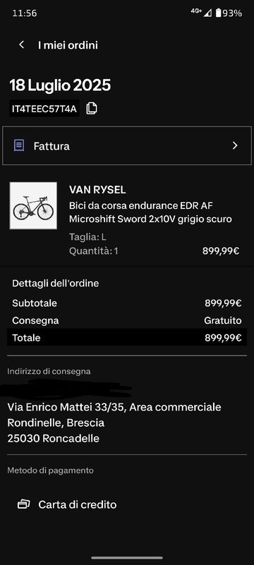 Used Van rysel EDR AF Microshift 2025 Road & Gravel, Light Gray — image 10 of 10