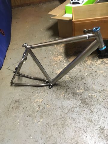Used Litespeed Frame Frameset 1996 Mountainbike, Light Gray — image 2 of 3