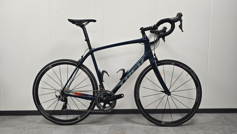 Used Trek Domane SL 8 2017 2017 Road & Gravel, Blue — image 1 of 9