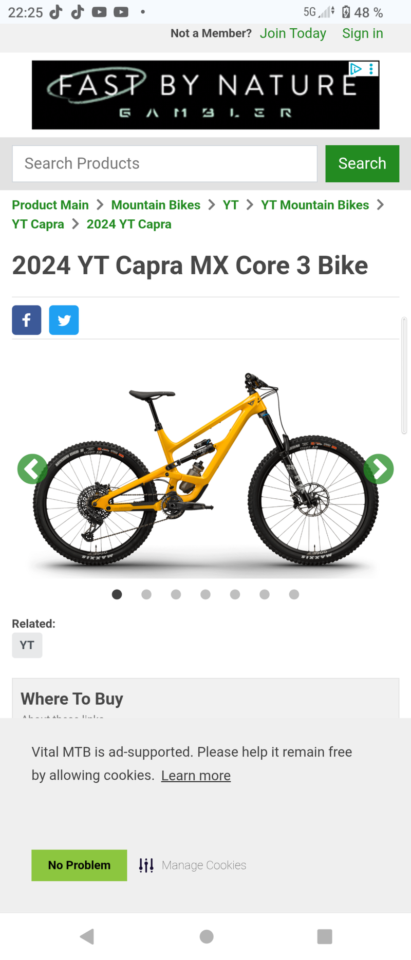 Used YT Industries Capra CORE 3 MX 2024 2024 Mountainbike, Orange, 29, 27.5 — image 10 of 15