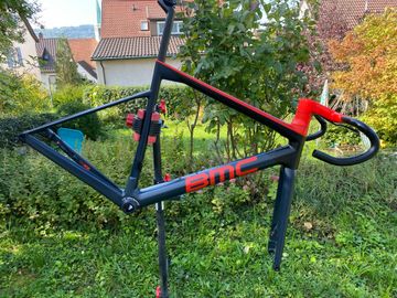 Gebrauchtes BMC Teammachine SLR01 DISC ONE 2020 Frameset 2020 Road & Gravel, Blau — Bild 1 von 10