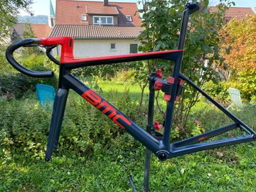 Gebrauchtes BMC Teammachine SLR01 DISC ONE 2020 Frameset 2020 Road & Gravel, Blau — Bild 2 von 10