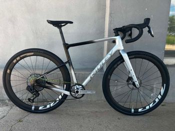 Used Ridley Ridley Kanzo Adventure Sram XX1 AXS/Sram Force AXS Custom Fade Vel. S 2024 Road & Gravel, Light Gray — image 17 of 18