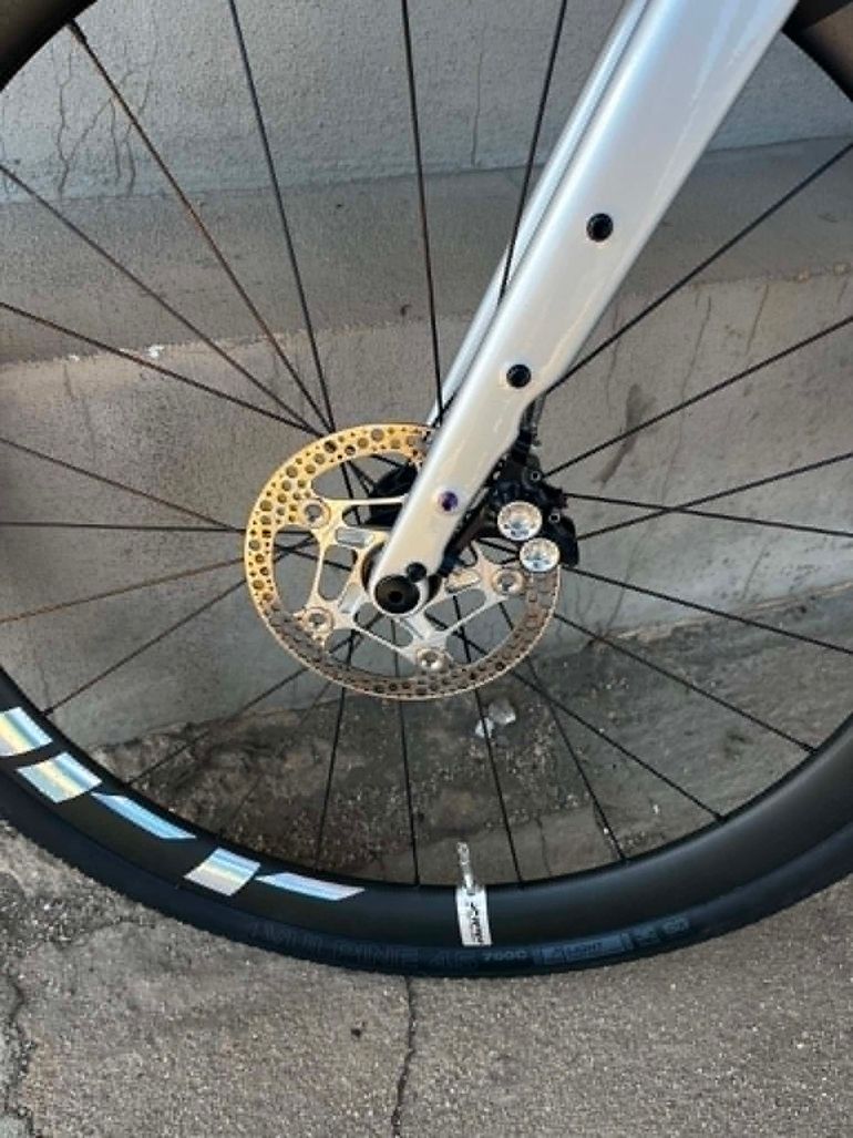 Used Ridley Ridley Kanzo Adventure Sram XX1 AXS/Sram Force AXS Custom Fade Vel. S 2024 Road & Gravel, Light Gray — image 15 of 18