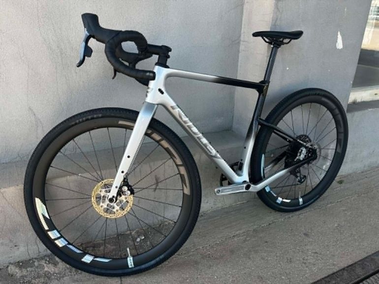 Used Ridley Ridley Kanzo Adventure Sram XX1 AXS/Sram Force AXS Custom Fade Vel. S 2024 Road & Gravel, Light Gray — image 8 of 18