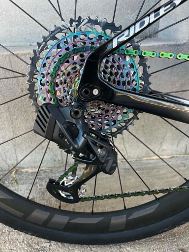 Used Ridley Ridley Kanzo Adventure Sram XX1 AXS/Sram Force AXS Custom Fade Vel. S 2024 Road & Gravel, Light Gray — image 12 of 18