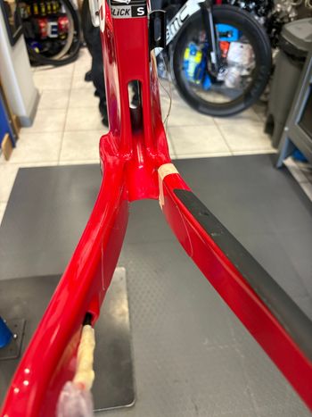Used Factor SLiCK Shimano Dura Ace Di2 2022 Road & Gravel, Red — image 15 of 16