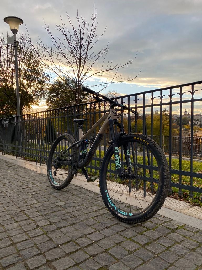 Used CUBE STEREO 170 RACE 29 2021 2021 Mountainbike, Light Gray, 29 — image 2 of 8