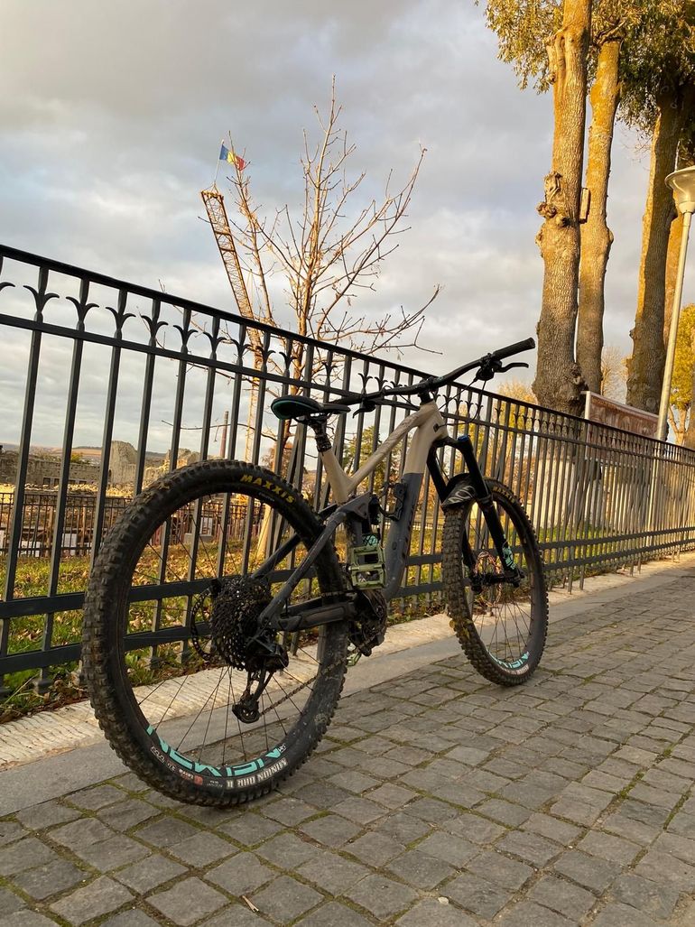 Used CUBE STEREO 170 RACE 29 2021 2021 Mountainbike, Light Gray, 29 — image 3 of 8