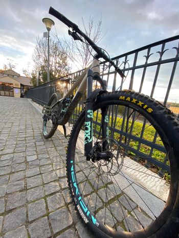 Used CUBE STEREO 170 RACE 29 2021 2021 Mountainbike, Light Gray, 29 — image 7 of 8