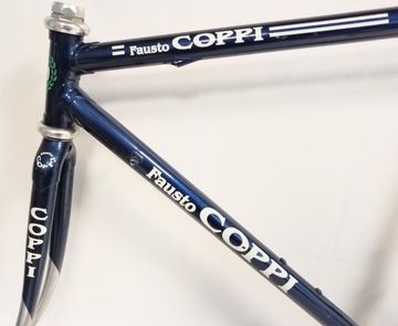 Gebrauchtes Fausto COPPI Columbus THRON Frameset 1990 Road & Gravel, Blau — Bild 7 von 7