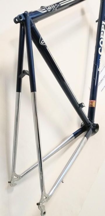 Gebrauchtes Fausto COPPI Columbus THRON Frameset 1990 Road & Gravel, Blau — Bild 3 von 7