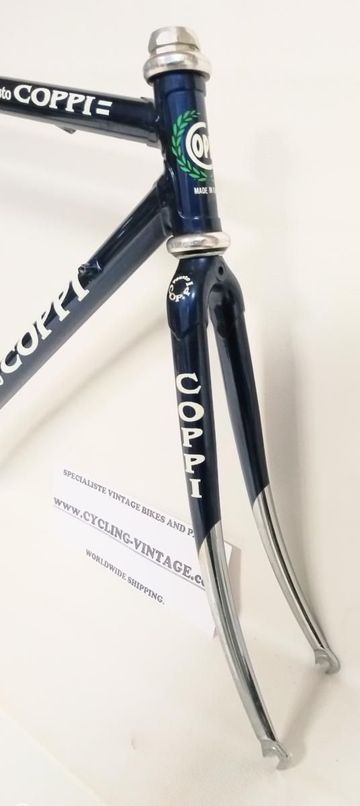 Gebrauchtes Fausto COPPI Columbus THRON Frameset 1990 Road & Gravel, Blau — Bild 5 von 7